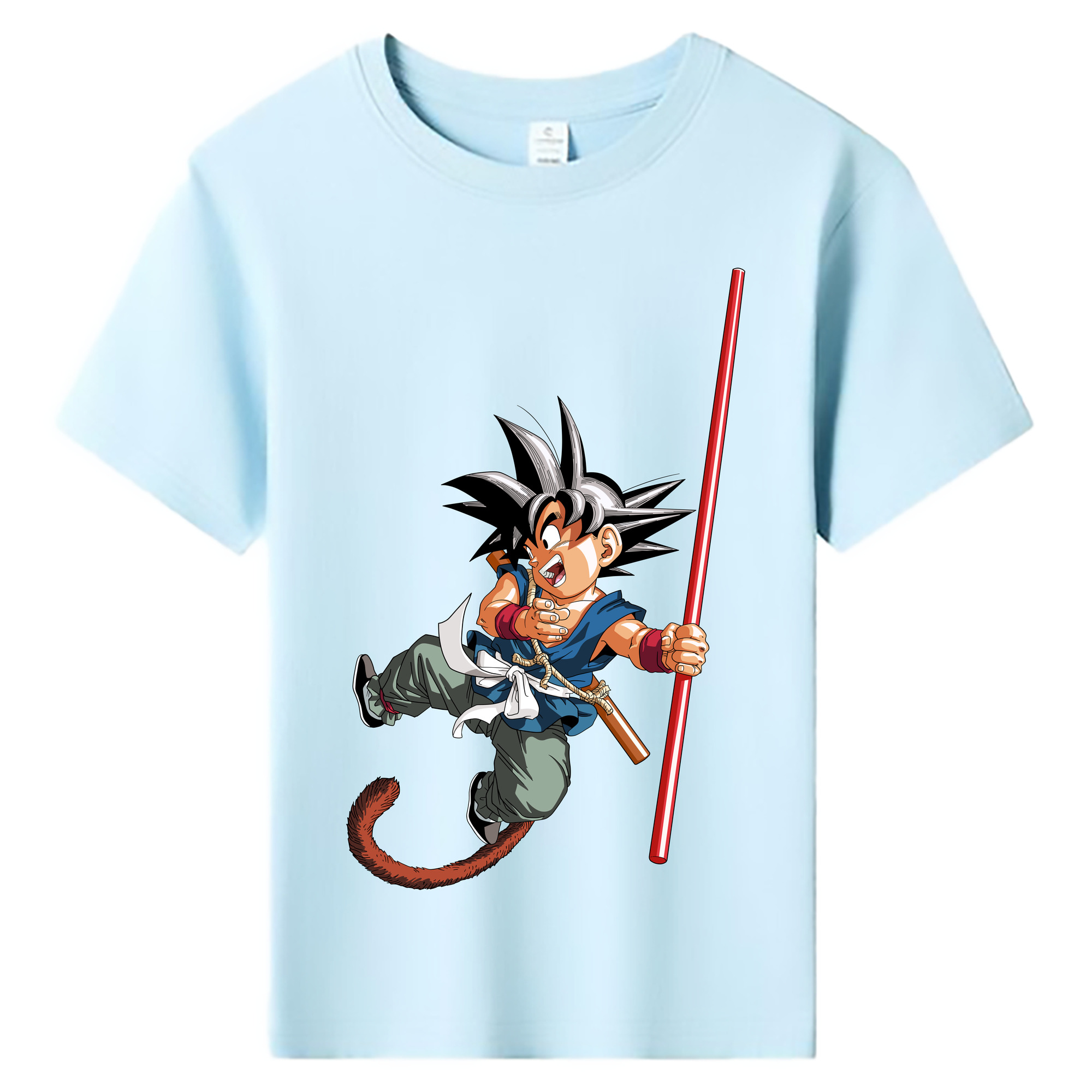 （画像用） ドラゴンボール 孫悟空（そん ごくう）Son Goku カカロット DRAGON BALL Kakarotto 綿100％キッズTシャツ（フロントプリント）